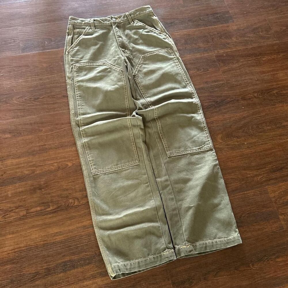 Dickies Men's Khaki and Green Trousers